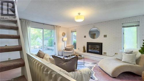 27 Bluewater Drive, Central Huron (Goderich Twp), ON - Indoor Photo Showing Living Room With Fireplace