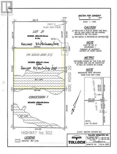 0A 20Th Side Rd, Parry Sound Remote Area (Mcconkey), ON 
