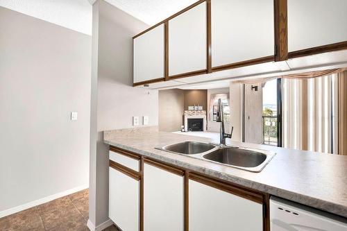 310-338 Nicola Street, Kamloops, BC - Indoor Photo Showing Kitchen With Double Sink