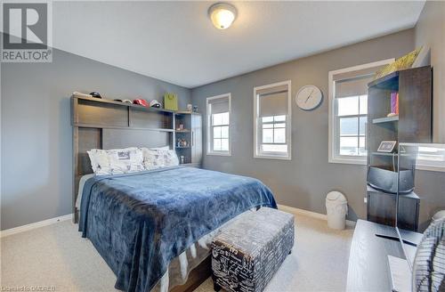 View of carpeted bedroom - 32 Triller Avenue, Cambridge, ON - Indoor Photo Showing Bedroom