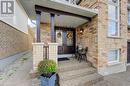 Doorway to property with covered porch - 32 Triller Avenue, Cambridge, ON  - Outdoor 