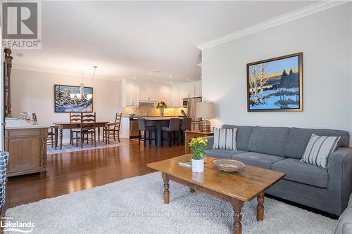 201 - 27 Beaver Street S, Blue Mountains (Thornbury), ON - Indoor Photo Showing Living Room