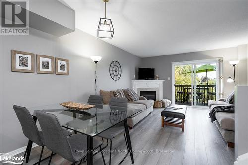 51 - 91 Green Briar Drive, Collingwood, ON - Indoor Photo Showing Living Room With Fireplace