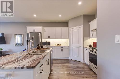 741 Hollinger Avenue, North Perth (32 - Listowel), ON - Indoor Photo Showing Kitchen With Double Sink With Upgraded Kitchen