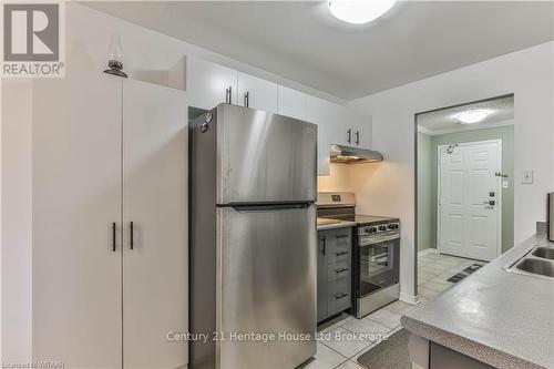 407 - 95 Baseline Road West, London, ON - Indoor Photo Showing Kitchen With Stainless Steel Kitchen With Double Sink