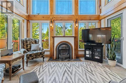 81196 Pfrimmer Road, Ashfield-Colborne-Wawanosh (Colborne Twp), ON - Indoor With Fireplace