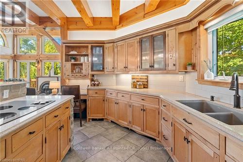 81196 Pfrimmer Road, Ashfield-Colborne-Wawanosh (Colborne Twp), ON - Indoor Photo Showing Kitchen With Double Sink