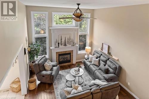 90 River Run Road, Mapleton (Drayton), ON - Indoor Photo Showing Living Room With Fireplace