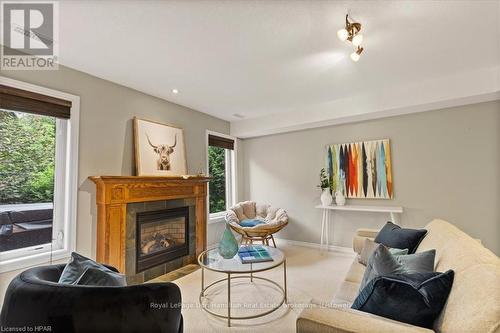 90 River Run Road, Mapleton (Drayton), ON - Indoor Photo Showing Living Room With Fireplace