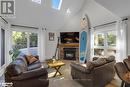 180 - 49 Trott Boulevard, Collingwood, ON  - Indoor Photo Showing Living Room With Fireplace 