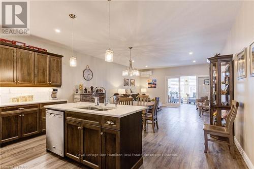 58 - 375 Mitchell Road South, North Perth (Elma), ON - Indoor Photo Showing Kitchen With Double Sink