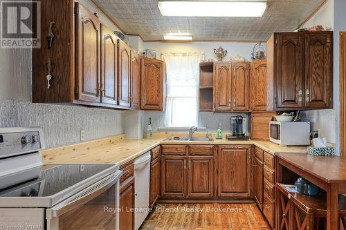 13 Oxford Street, Woodstock, ON - Indoor Photo Showing Kitchen With Double Sink