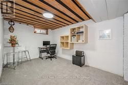 Office area with carpet flooring - 