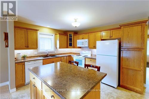 23 Hogarth Drive, Tillsonburg, ON - Indoor Photo Showing Kitchen With Double Sink