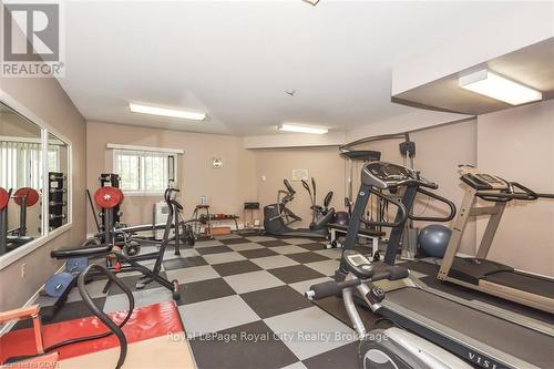 816 - 19 Woodlawn Road E, Guelph (Waverley), ON - Indoor Photo Showing Gym Room