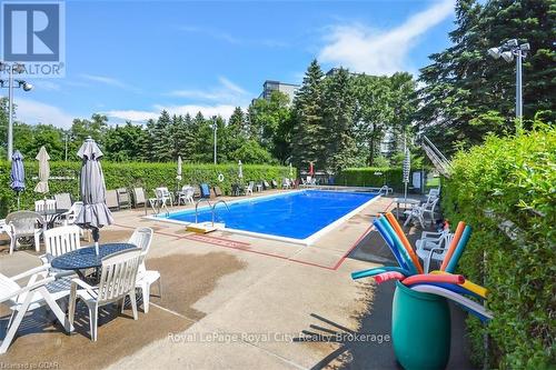 816 - 19 Woodlawn Road E, Guelph (Waverley), ON - Outdoor With In Ground Pool With Backyard