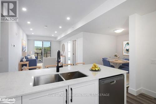 318 - 4 Kimberly Lane, Collingwood, ON - Indoor Photo Showing Kitchen With Double Sink