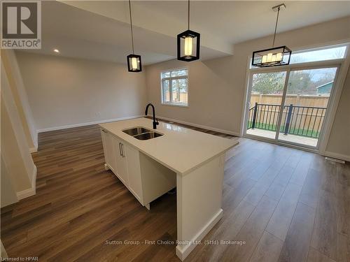 549 Albert Street, South Huron (Exeter), ON - Indoor Photo Showing Kitchen With Double Sink