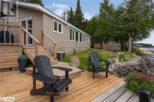 1433 South Horn Lake Road, Ryerson, ON - Outdoor With Deck Patio Veranda With Exterior