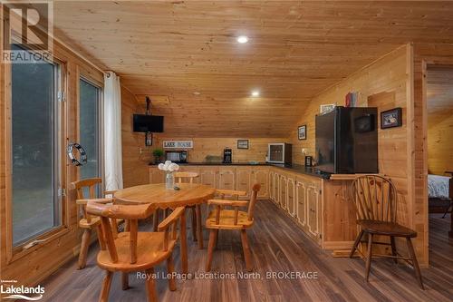 1433 South Horn Lake Road, Ryerson, ON - Indoor Photo Showing Dining Room