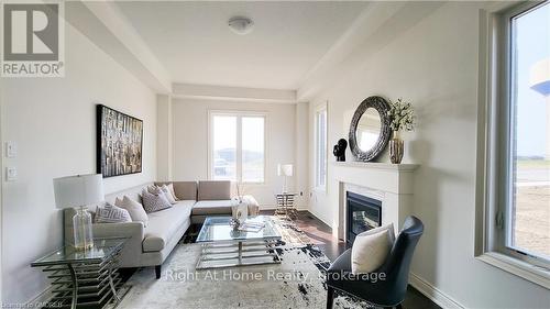 466 Humphrey Street, Hamilton (Waterdown), ON - Indoor Photo Showing Living Room With Fireplace