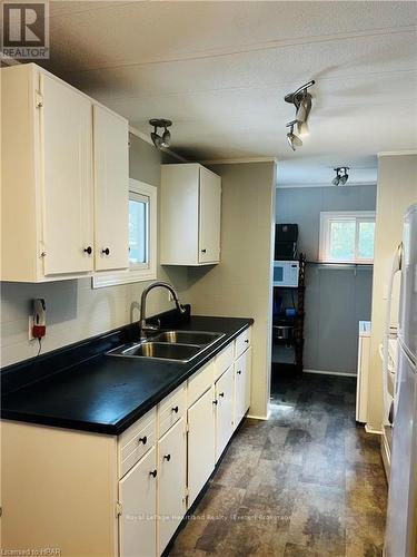 19 George Street, Strathroy-Caradoc (Se), ON - Indoor Photo Showing Kitchen With Double Sink