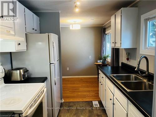 19 George Street, Strathroy-Caradoc (Se), ON - Indoor Photo Showing Kitchen With Double Sink