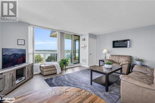 809 - 75 Ellen Street, Barrie (City Centre), ON - Indoor Photo Showing Living Room