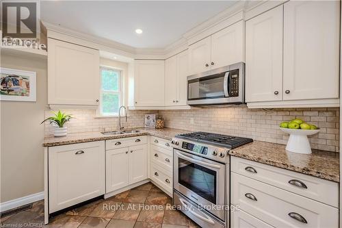 76 Brock Street, Oakville (1002 - Co Central), ON - Indoor Photo Showing Kitchen With Double Sink