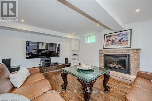 76 Brock Street, Oakville (1002 - Co Central), ON - Indoor Photo Showing Living Room With Fireplace