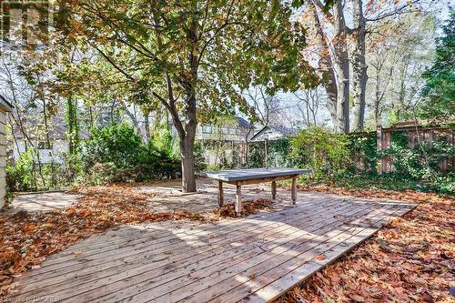 View of wooden deck - 1486 Kenmuir Avenue, Mississauga, ON - Outdoor With Deck Patio Veranda