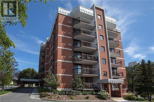 605 - 14 Greenview Drive, Kingston (Central City West), ON - Outdoor With Balcony With Facade