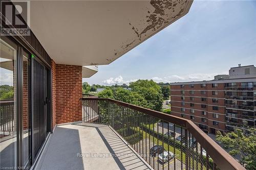 605 - 14 Greenview Drive, Kingston (Central City West), ON - Outdoor With Balcony With Exterior