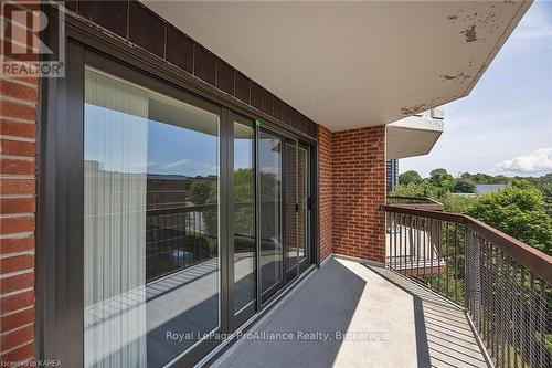 605 - 14 Greenview Drive, Kingston (Central City West), ON - Outdoor With Balcony With Exterior