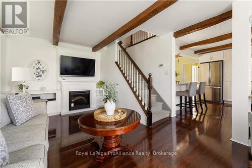 4068 County Road 29, Elizabethtown-Kitley, ON - Indoor Photo Showing Living Room With Fireplace