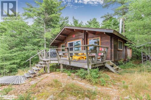 B207-10 Wahsoune Island, The Archipelago, ON - Outdoor With Deck Patio Veranda