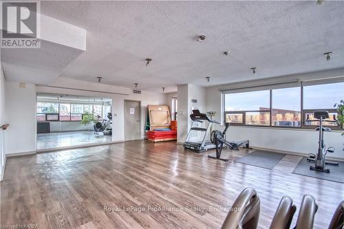 702 - 165 Ontario Street, Kingston (Central City East), ON - Indoor Photo Showing Gym Room