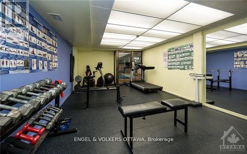 303 - 333 Chapel Street, Ottawa, ON - Indoor Photo Showing Gym Room