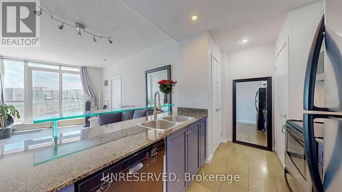 1206 - 218 Queens Quay W, Toronto, ON - Indoor Photo Showing Kitchen With Double Sink