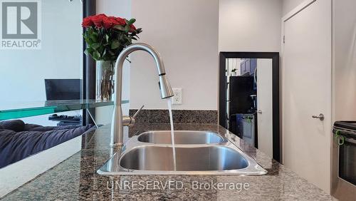 1206 - 218 Queens Quay W, Toronto, ON - Indoor Photo Showing Kitchen With Double Sink