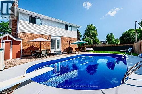 154 Hendrie Avenue, Burlington, ON - Outdoor With In Ground Pool