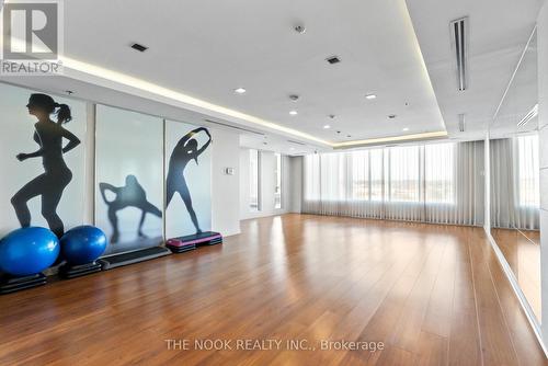 414 - 1235 Bayly Street, Pickering (Bay Ridges), ON - Indoor Photo Showing Gym Room