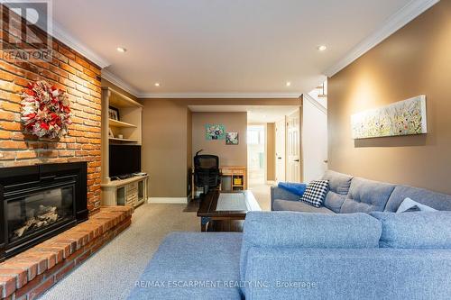 2014 Cavendish Drive, Burlington, ON - Indoor Photo Showing Living Room With Fireplace