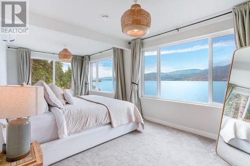 Lower level primary - 2888 Seclusion Bay Road, West Kelowna, BC - Indoor Photo Showing Bedroom