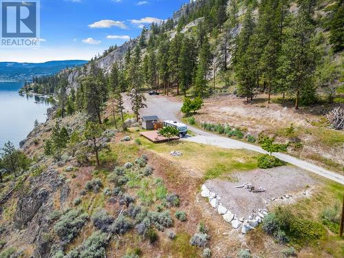 RV and future build site - 2888 Seclusion Bay Road, West Kelowna, BC - Outdoor With Body Of Water With View