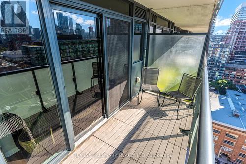 2110 - 400 Adelaide Street E, Toronto, ON - Outdoor With Balcony With Exterior