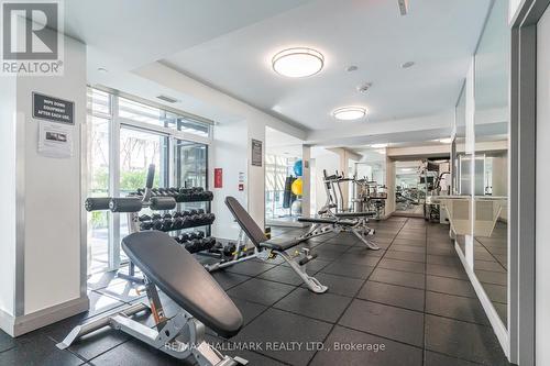 2110 - 400 Adelaide Street E, Toronto, ON - Indoor Photo Showing Gym Room