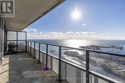 3702 - 20 Shore Breeze Drive, Toronto, ON - Outdoor With Body Of Water With Balcony With View With Exterior