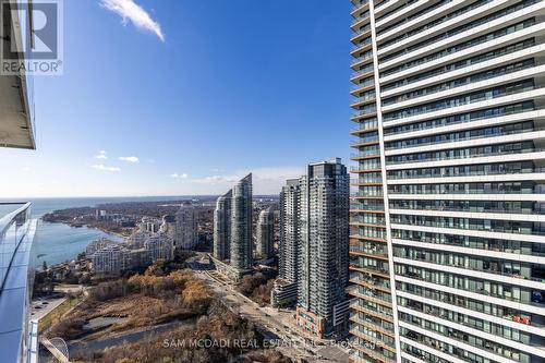 3702 - 20 Shore Breeze Drive, Toronto, ON - Outdoor With Balcony With Facade