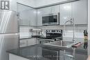 717 - 1070 Sheppard Avenue W, Toronto, ON  - Indoor Photo Showing Kitchen With Stainless Steel Kitchen With Upgraded Kitchen 